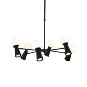 Пендел метал и стъкло ACA LIGHTING KIMOLOS 63W