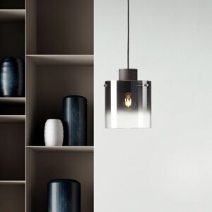Пендел Brilliant Beth, 60W, E27, кафе/димящо стъкло - Image 3
