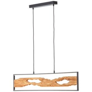 Пендел LED 20W Brilliant CHAUMONT черен/дърво 3000K - Image 2
