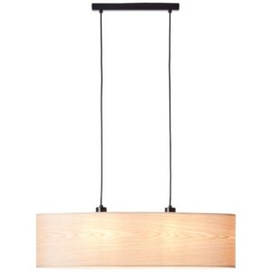 Пендел Brilliant ROMM, дърво/черен, 2x52W, E27