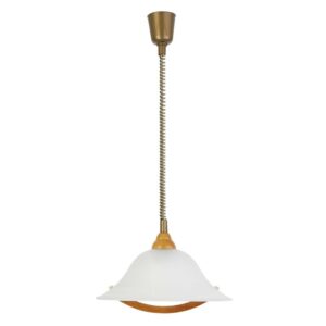 Пендел Brilliant TORBOLE 60W E27 дърво и месинг