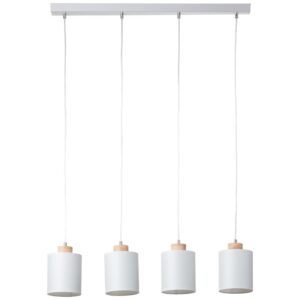 Пендел Brilliant VONNIE, 4x25W, E27, сиво/дърво - Image 2