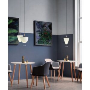 Пендел Redo PIN 1x42W E27, черен, дърво, стъкло - Image 3