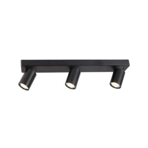 Спот ACA LIGHTING RA303S54BK, 3x50W, GU10, черен - Снимка 1