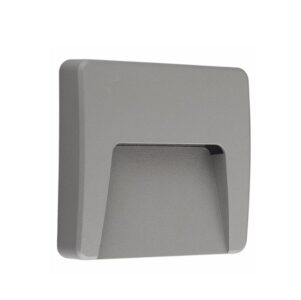 Фасадна лампа LED 3W ACA LIGHTING SLIM42, IP65, сива