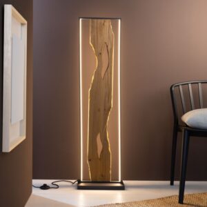 Лампион LED Brilliant CHAUMONT 20W 3000K черен/дърво - Image 2