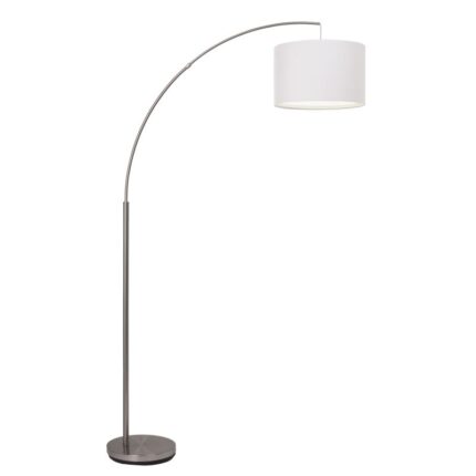 Лампион Clarie Brilliant 1x60W E27 сатен/бял