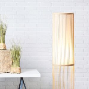 Лампион Brilliant NORI, 40W, E27, натурален/бял - Image 3