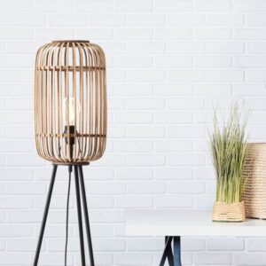 Лампион Brilliant Woodrow E27 60W светлокафяв - Image 3
