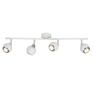 Плафон Brilliant INA LED 4x3W GU10 3000K IP20 бял/хром