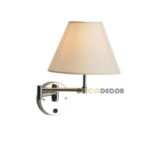 Аплик E27 40W ACA Lighting SUWB01C хром/бежов