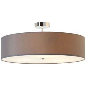 Плафон Brilliant ANDRIA, 1x60W, E27, сив