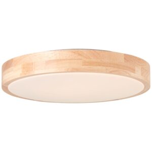 Плафон LED Brilliant Moreen 14W IP44 дърво