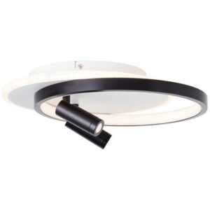 Плафон Brilliant EUNOMIA LED 25W 3000K черно/бял
