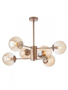 MUNDI PL 6X28W E14 CHAMPAGNE