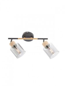 Плафон Smarter HANSEN 2x42W E27 IP20 черен
