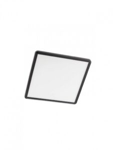 Плафон LED Smarter MEMO PL SQ 24W IP54, черен, CCT