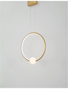 Пендел Nova Luce LED 25.6W 3000K черен алуминий
