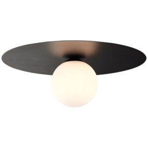 Плафон Brilliant ZON, 10W, G9, черен, Ø300мм