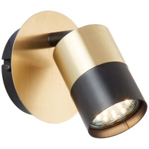 Аплик Brilliant MARIBEL, 1x5W, GU10, месинг/черен - Снимка 1