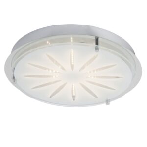Плафон LED 15W 3000K Brilliant хром