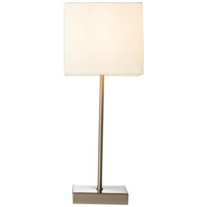 Настолна лампа Brilliant AGLAE, E14, 40W, с тъч димер, бяла