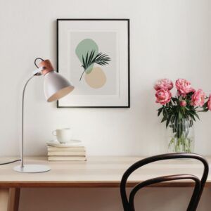 Настолна лампа Brilliant Erena, 1x40W, E27, таупе - Image 3
