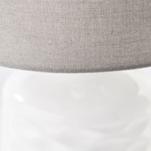 Настолна лампа Brilliant ILYSA 1x40W E14 бяла/сива - Image 2