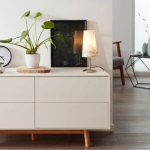 Настолна лампа Brilliant E14 40W сива 36см - Image 2