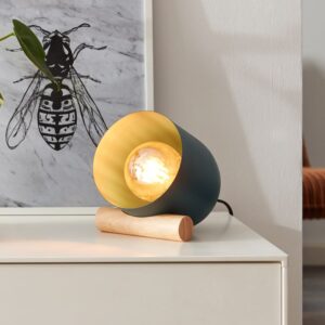 Настолна лампа Brilliant KOJI, E27, 25W, тюркоаз - Image 2