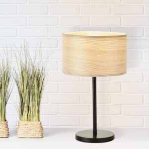 Настолна лампа Brilliant ROMM 52W E27 дърво/черно - Image 3