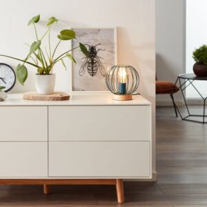 Настолна лампа Brilliant Sorana 40W E27 тюркоаз - Image 2