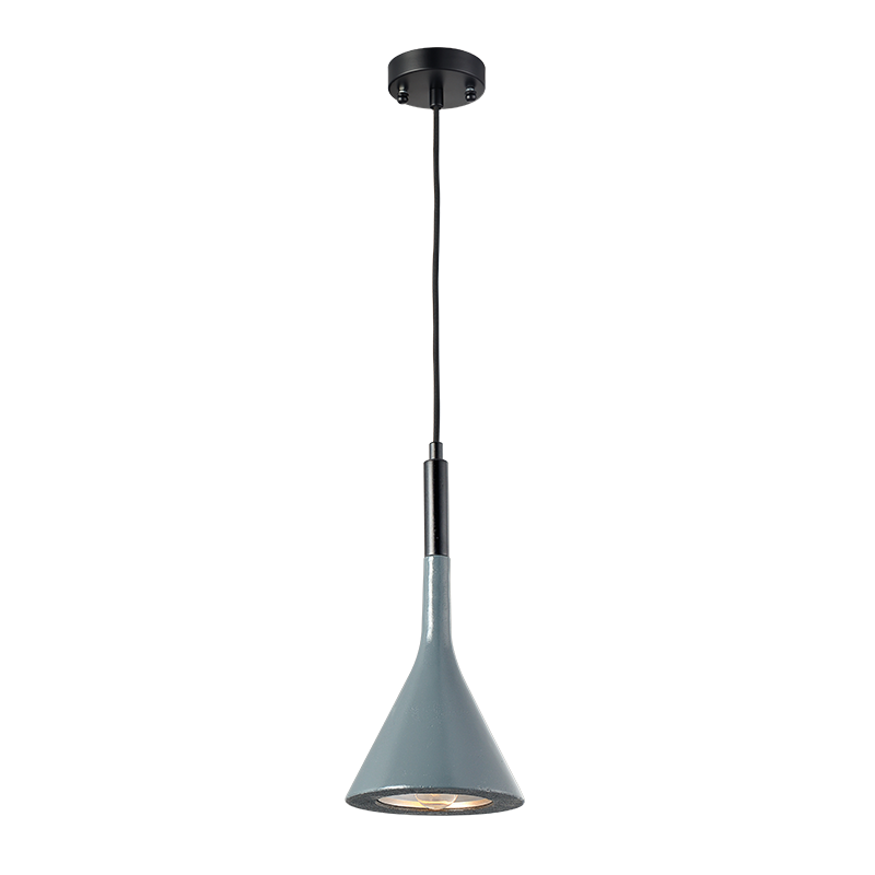 v36174gy Пендел ACA LIGHTING EVEREST E14 40W цимент и дърво - Снимка 1