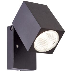 Фасадно осветление BURK WALL черно LED 8W топла светлина