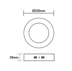 LED панел ACA LIGHTING ARCA1830RNM 18W 3000K за таван - Image 3