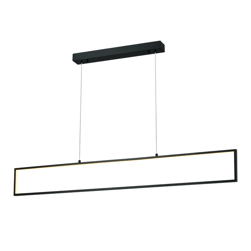Пендел LED ACA LIGHTING AELIA 32W, топла светлина, черен - Снимка 1