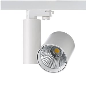 Прожектор за шина ACA Lighting RONDE 30W 3000K димиран - Снимка 1