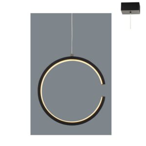 Пендел LED ACA Lighting EUCLID3 8W 3000K черен - Снимка 2