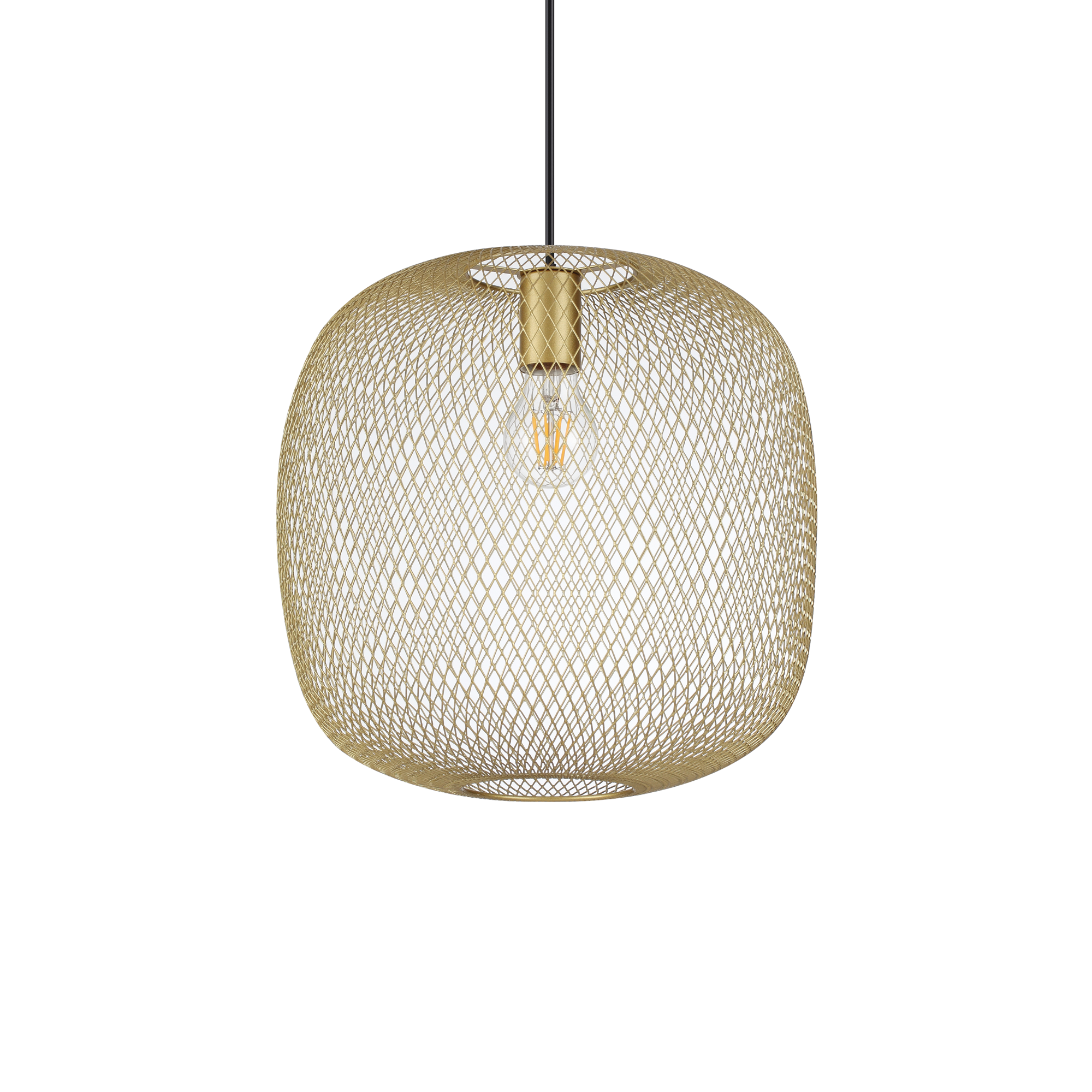 317281_web001_net_sp1_d34_oro Пендел NET SP1 D34 ORO, E27, 1x42W, черен/злато - Image 1