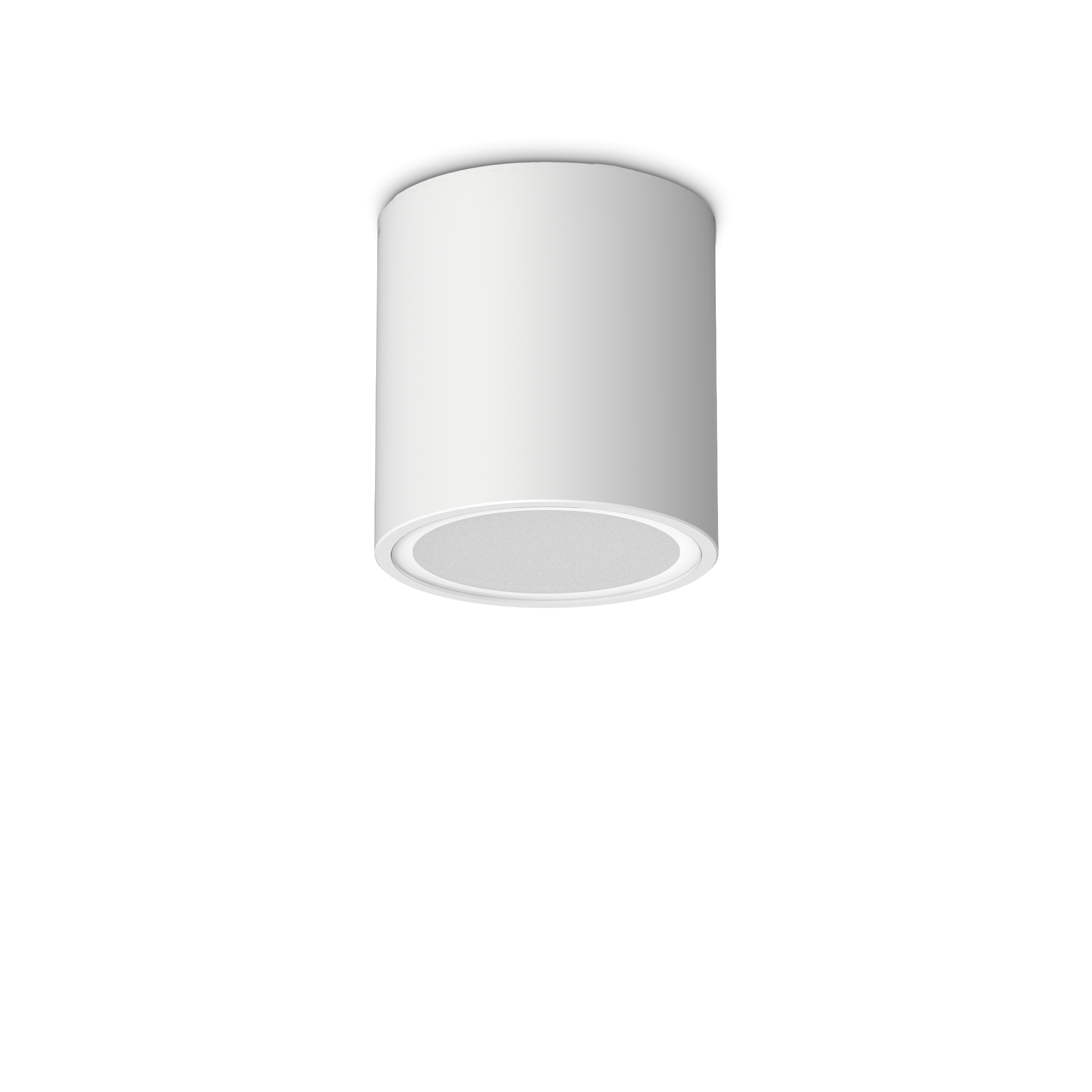 318127_web001_techo_pl1_round_d09_bianco Плафон TECHO PL1 GU10 20W Бял IP54 - Image 1