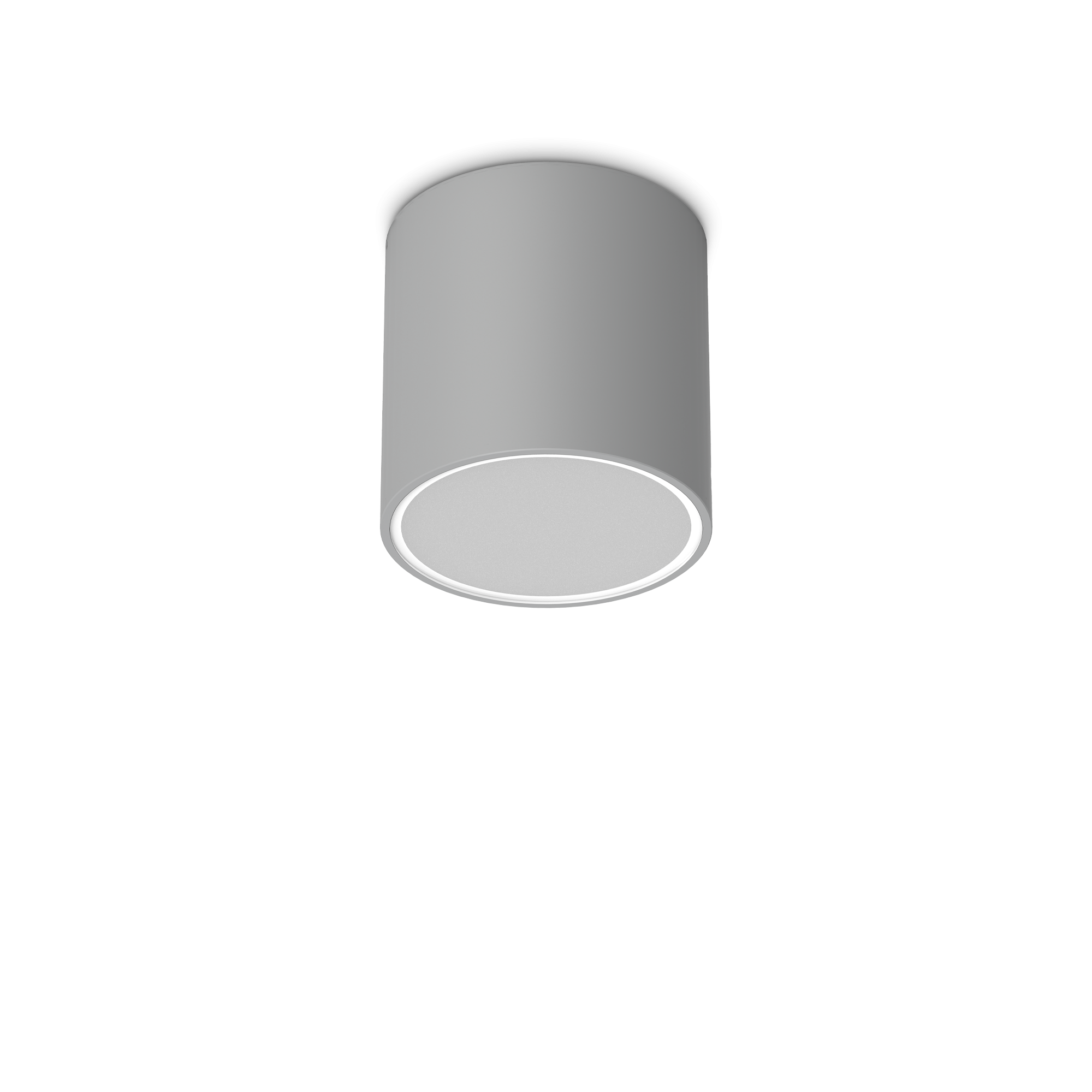 342702_web001_techo_pl1_round_d15_grigio Плафон TECHO PL1, GU10, 20W, сив, IP54 - Image 1